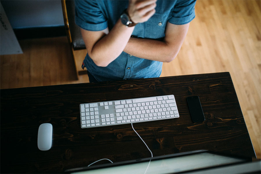 Photo of a desk